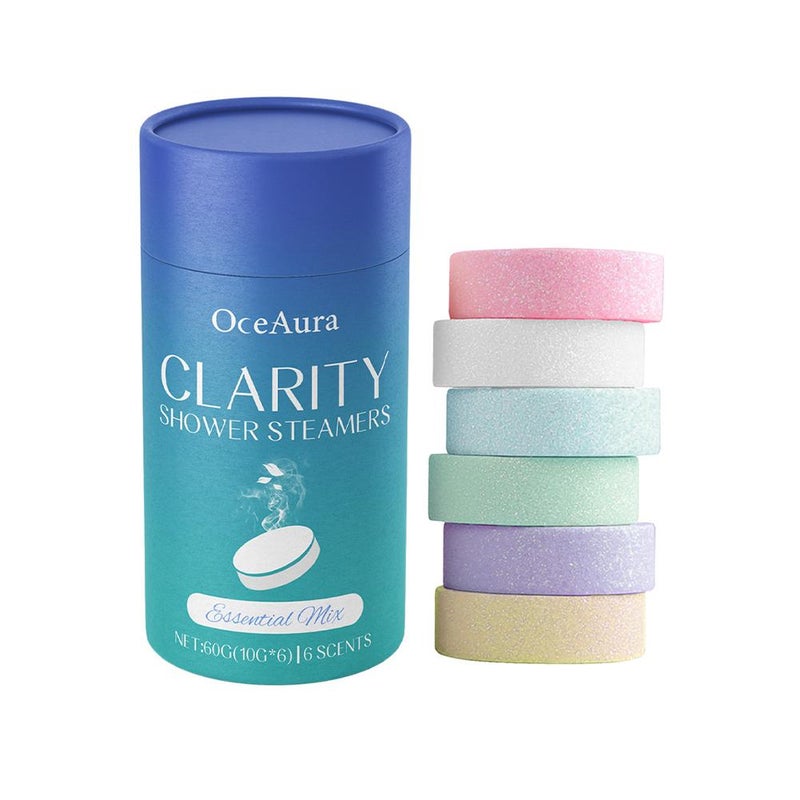 OceAura Aromatherapy Shower Sheets: Gentle cleansing and moisturizing for body and skin; long-lasting fragrance; lightweight skin aromatherapy. OC-A06-0340-01